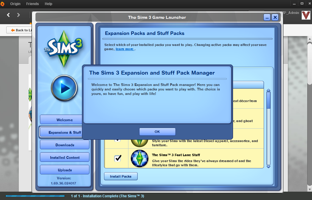 download sims 3 game launcher